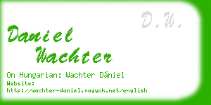 daniel wachter business card